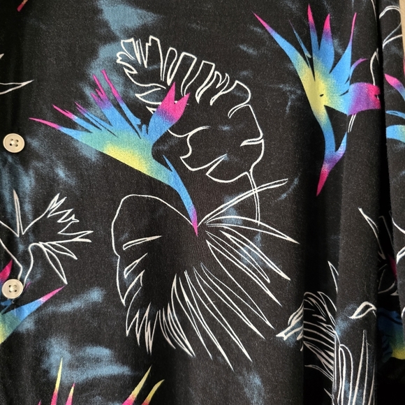 ORIGINAL USE Tropical Button Down Shirt Mens Tops Collared Casual Wear Size XXL - Picture 6 of 12